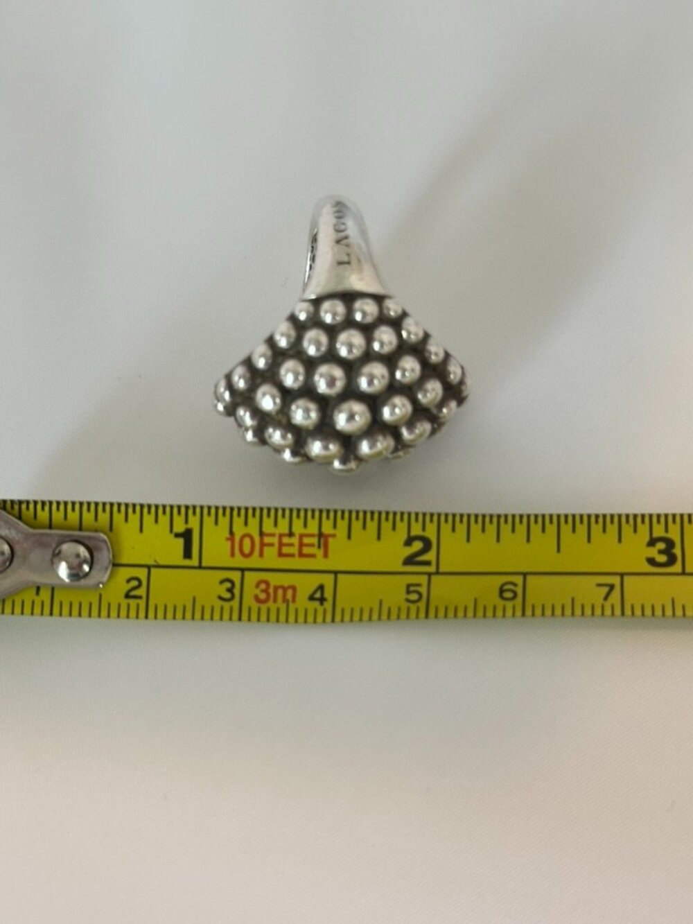 LAGOS Sterling Silver Signature Caviar Statement Ring - Picture 5 of 7